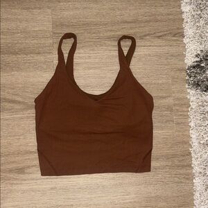 lululemon athletica Brown Tank Top